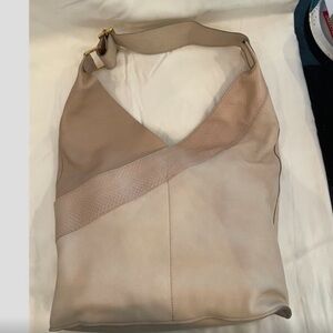 NWT A.L.C. ALC SADIE HOBO SNAKESKIN AND SUEDE TOTE NWT